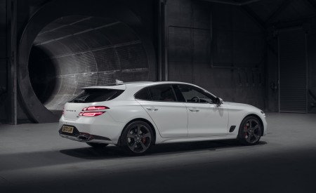 2022 Genesis G70 Shooting Brake UK version Rear Three-Quarter Wallpapers 450x275 (15)