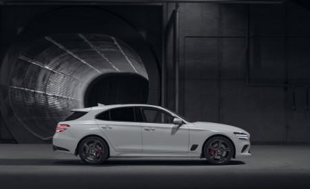 2022 Genesis G70 Shooting Brake UK version Side Wallpapers 450x275 (17)