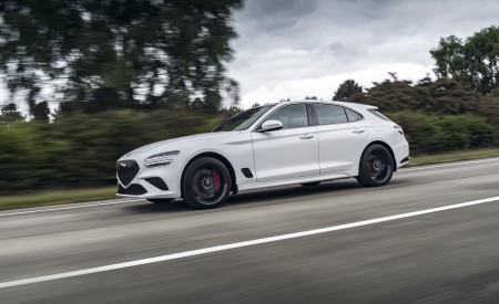 2022 Genesis G70 Shooting Brake UK version Side Wallpapers 450x275 (6)