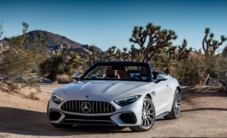 2022 Mercedes-AMG SL 55 4Matic+ US version Front Wallpapers 450x275 (36)