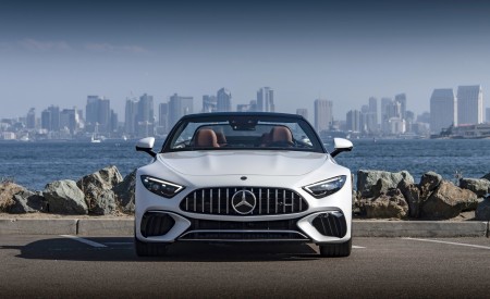 2022 Mercedes-AMG SL 55 4Matic+ US version Front Wallpapers 450x275 (17)