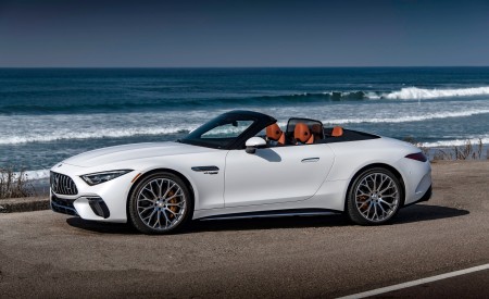 2022 Mercedes-AMG SL 55 4Matic+ US version Side Wallpapers 450x275 (30)