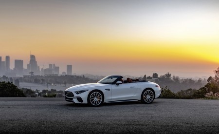 2022 Mercedes-AMG SL 55 4Matic+ US version Side Wallpapers 450x275 (48)