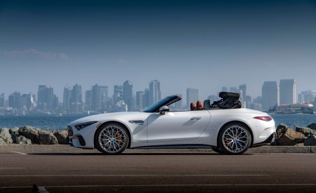 2022 Mercedes-AMG SL 55 4Matic+ US version Side Wallpapers 450x275 (24)