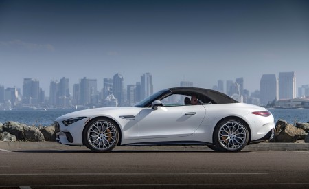 2022 Mercedes-AMG SL 55 4Matic+ US version Side Wallpapers 450x275 (26)