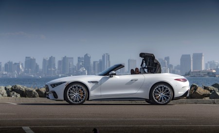 2022 Mercedes-AMG SL 55 4Matic+ US version Side Wallpapers  450x275 (28)