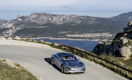 2022 Mercedes-Benz Vision EQXX Front Wallpapers 450x275 (10)