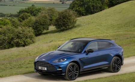 2023 Aston Martin DBX707 (Color: Plasma Blue) Front Three-Quarter Wallpapers 450x275 (54)