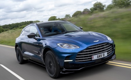 2023 Aston Martin DBX707 (Color: Plasma Blue) Front Three-Quarter Wallpapers 450x275 (41)