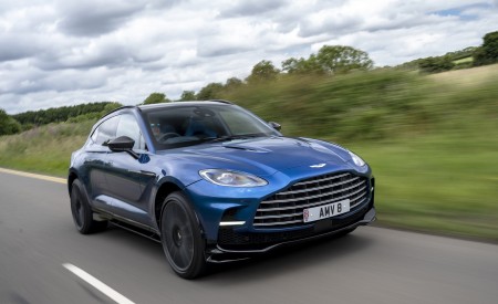 2023 Aston Martin DBX707 (Color: Plasma Blue) Front Three-Quarter Wallpapers 450x275 (50)