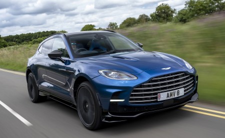 2023 Aston Martin DBX707 (Color: Plasma Blue) Front Three-Quarter Wallpapers 450x275 (29)