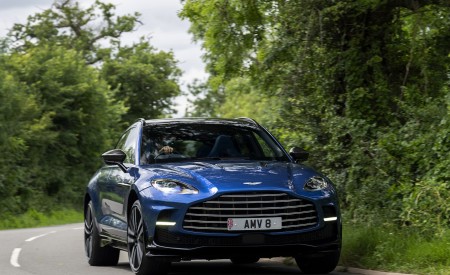 2023 Aston Martin DBX707 (Color: Plasma Blue) Front Three-Quarter Wallpapers 450x275 (8)