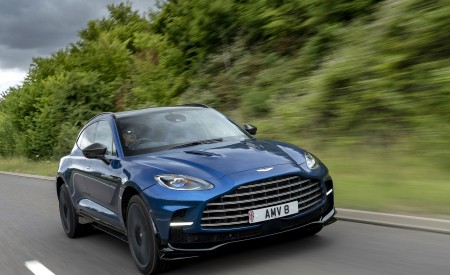 2023 Aston Martin DBX707 (Color: Plasma Blue) Front Three-Quarter Wallpapers 450x275 (30)