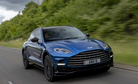 2023 Aston Martin DBX707 (Color: Plasma Blue) Front Three-Quarter Wallpapers 450x275 (4)