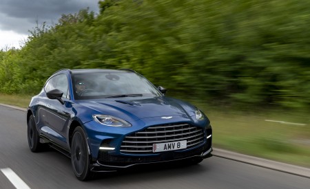 2023 Aston Martin DBX707 (Color: Plasma Blue) Front Three-Quarter Wallpapers 450x275 (3)