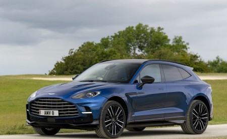 2023 Aston Martin DBX707 (Color: Plasma Blue) Front Three-Quarter Wallpapers 450x275 (56)