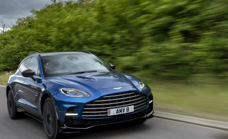 2023 Aston Martin DBX707 (Color: Plasma Blue) Front Three-Quarter Wallpapers 450x275 (31)