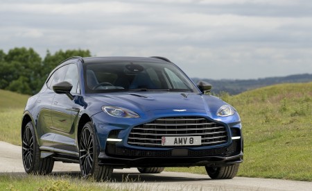 2023 Aston Martin DBX707 (Color: Plasma Blue) Front Three-Quarter Wallpapers 450x275 (57)