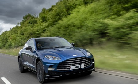 2023 Aston Martin DBX707 (Color: Plasma Blue) Front Three-Quarter Wallpapers 450x275 (32)