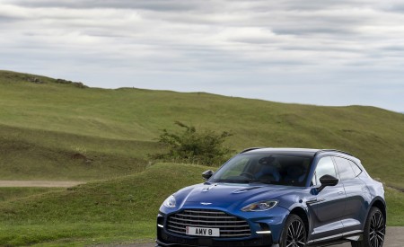 2023 Aston Martin DBX707 (Color: Plasma Blue) Front Three-Quarter Wallpapers 450x275 (58)