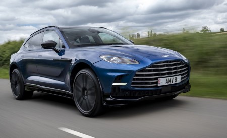 2023 Aston Martin DBX707 (Color: Plasma Blue) Front Three-Quarter Wallpapers 450x275 (46)