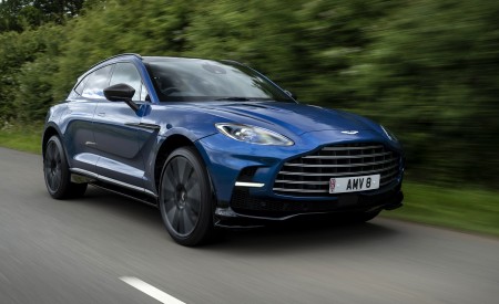 2023 Aston Martin DBX707 (Color: Plasma Blue) Front Three-Quarter Wallpapers 450x275 (33)