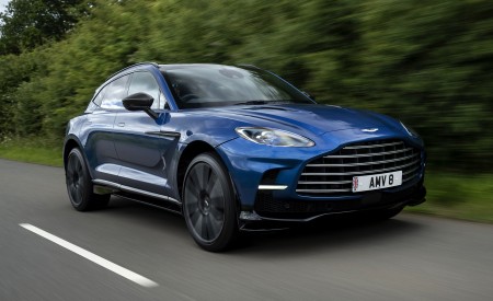 2023 Aston Martin DBX707 (Color: Plasma Blue) Front Three-Quarter Wallpapers 450x275 (45)