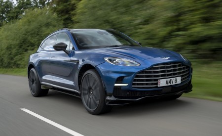 2023 Aston Martin DBX707 (Color: Plasma Blue) Front Three-Quarter Wallpapers 450x275 (35)