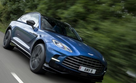 2023 Aston Martin DBX707 (Color: Plasma Blue) Front Three-Quarter Wallpapers 450x275 (36)