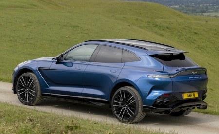 2023 Aston Martin DBX707 (Color: Plasma Blue) Rear Three-Quarter Wallpapers 450x275 (65)