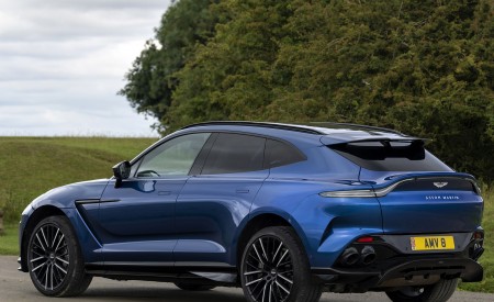 2023 Aston Martin DBX707 (Color: Plasma Blue) Rear Three-Quarter Wallpapers 450x275 (62)