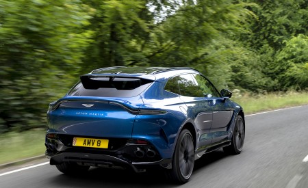 2023 Aston Martin DBX707 (Color: Plasma Blue) Rear Three-Quarter Wallpapers 450x275 (5)
