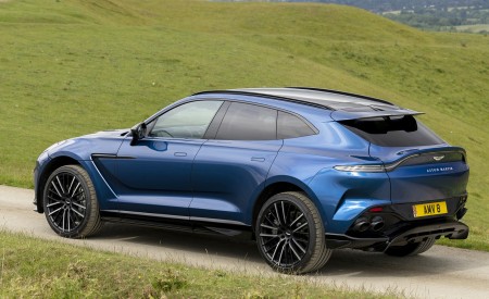 2023 Aston Martin DBX707 (Color: Plasma Blue) Rear Three-Quarter Wallpapers 450x275 (66)