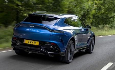 2023 Aston Martin DBX707 (Color: Plasma Blue) Rear Three-Quarter Wallpapers 450x275 (6)