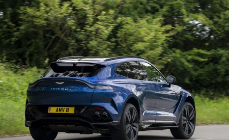 2023 Aston Martin DBX707 (Color: Plasma Blue) Rear Three-Quarter Wallpapers 450x275 (14)