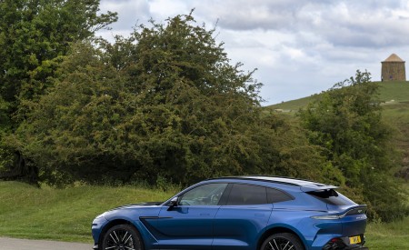 2023 Aston Martin DBX707 (Color: Plasma Blue) Side Wallpapers 450x275 (64)