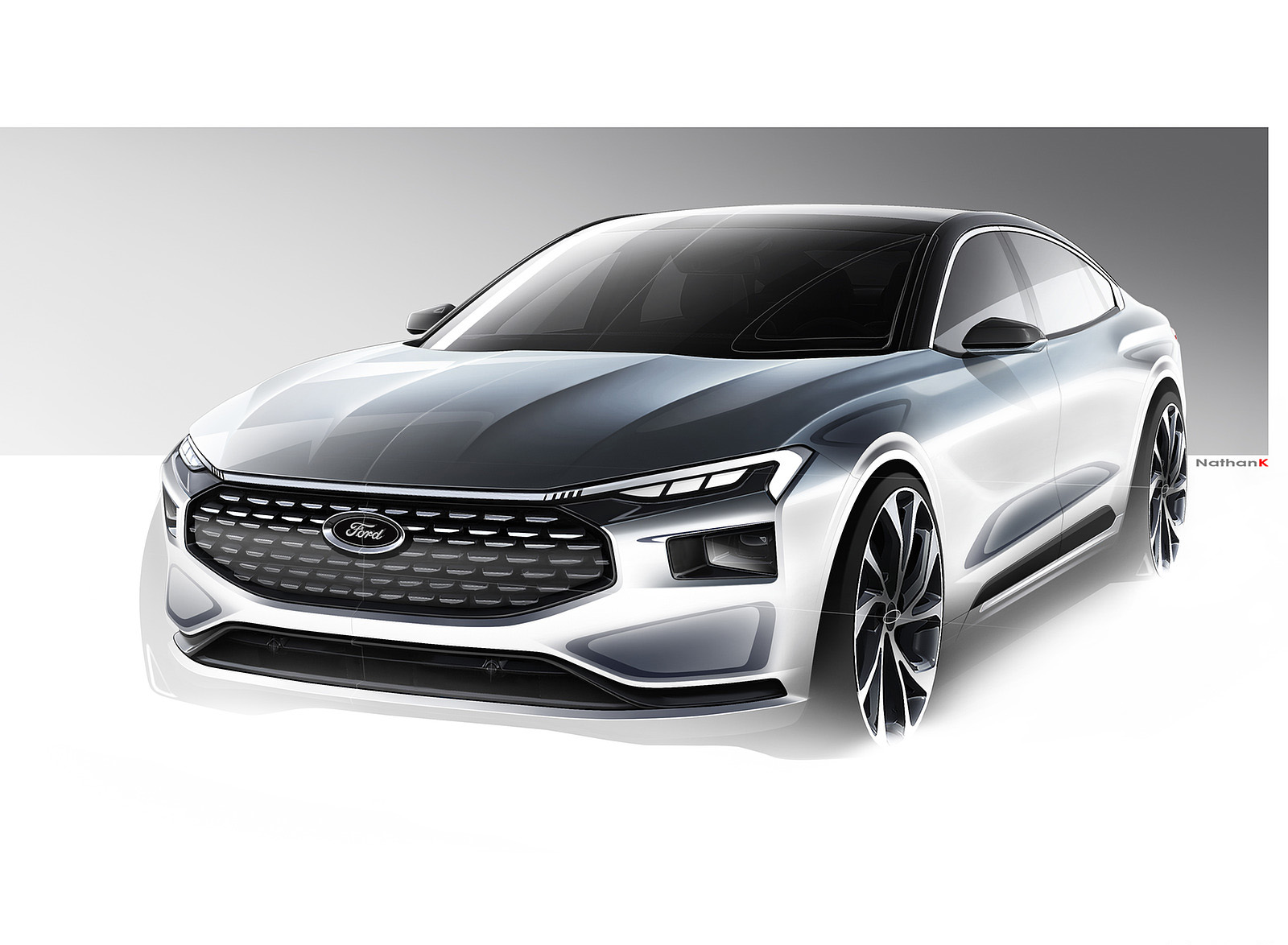 2023 Ford Mondeo Design Sketch Wallpapers (8)