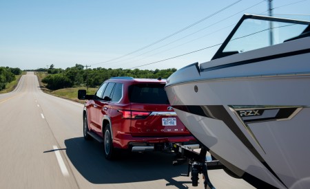 2023 Toyota Sequoia Limited Towing a Boat Wallpapers 450x275 (3)