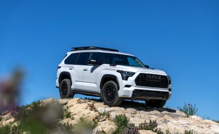 2023 Toyota Sequoia TRD Pro Front Three-Quarter Wallpapers 450x275 (17)