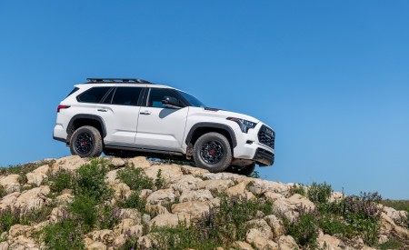 2023 Toyota Sequoia TRD Pro Side Wallpapers 450x275 (31)