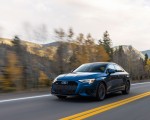 2022 Audi A3 (Color: Atoll Blue; US-Spec) Front Three-Quarter Wallpapers 150x120