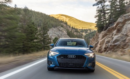 2022 Audi A3 (Color: Atoll Blue; US-Spec) Front Wallpapers 450x275 (16)