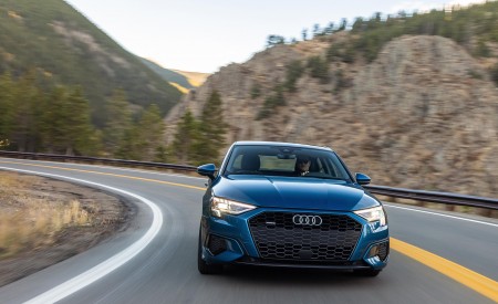 2022 Audi A3 (Color: Atoll Blue; US-Spec) Front Wallpapers 450x275 (11)