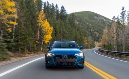 2022 Audi A3 (Color: Atoll Blue; US-Spec) Front Wallpapers 450x275 (12)