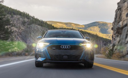 2022 Audi A3 (Color: Atoll Blue; US-Spec) Front Wallpapers 450x275 (14)