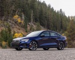 2022 Audi S3 (Color: Navarra Blue; US-Spec) Front Three-Quarter Wallpapers 150x120