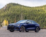 2022 Audi S3 (Color: Navarra Blue; US-Spec) Front Three-Quarter Wallpapers 150x120