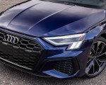 2022 Audi S3 (Color: Navarra Blue; US-Spec) Headlight Wallpapers 150x120