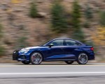2022 Audi S3 (Color: Navarra Blue; US-Spec) Side Wallpapers  150x120