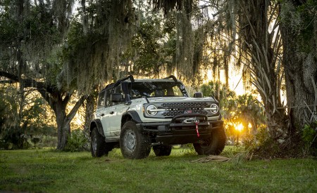 2022 Ford Bronco Everglades (Color: Desert Sand) Front Three-Quarter Wallpapers 450x275 (14)